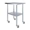 Amgood 30 in. x  24 in. Stainless Steel Table With Wheels AMG WT-3024-WHEELS - alternate 1